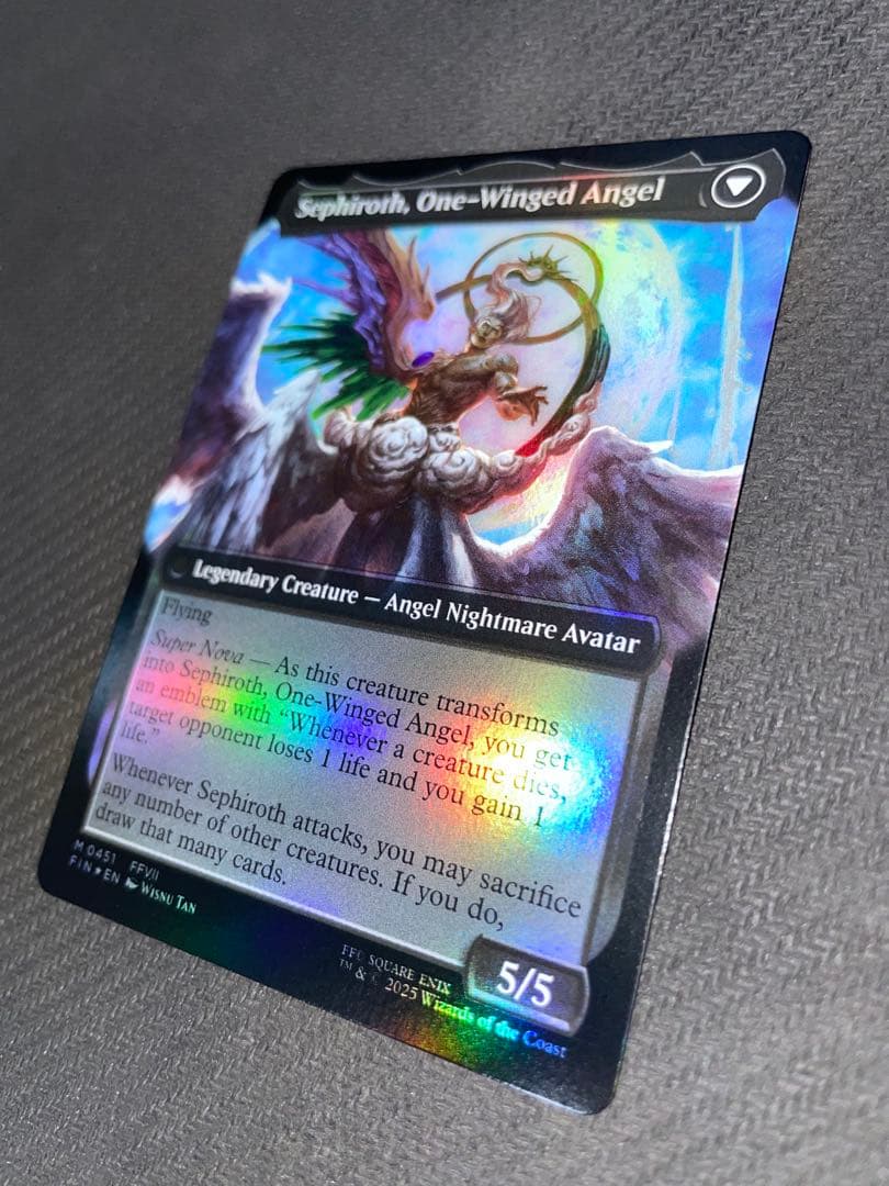 FF MTG Bundle英語版拡張アートFoil威名のソルジャー、セフィロス