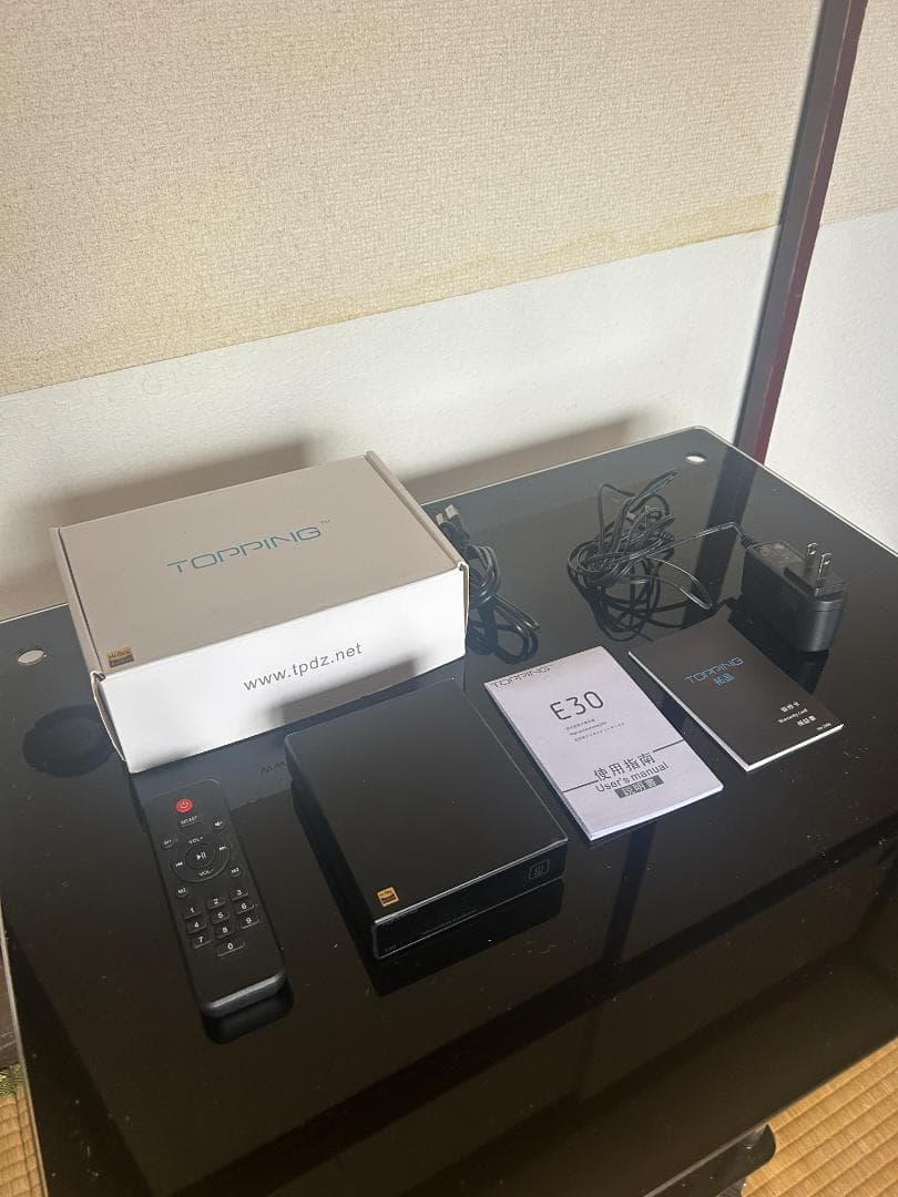 ●TOPPING E30　USB　DAC　ブラック　動作確認済み