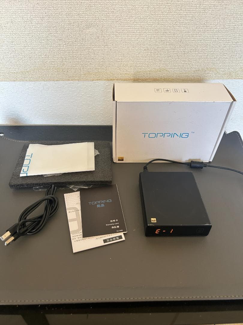 ●TOPPING E30　USB　DAC　ブラック　動作確認済み