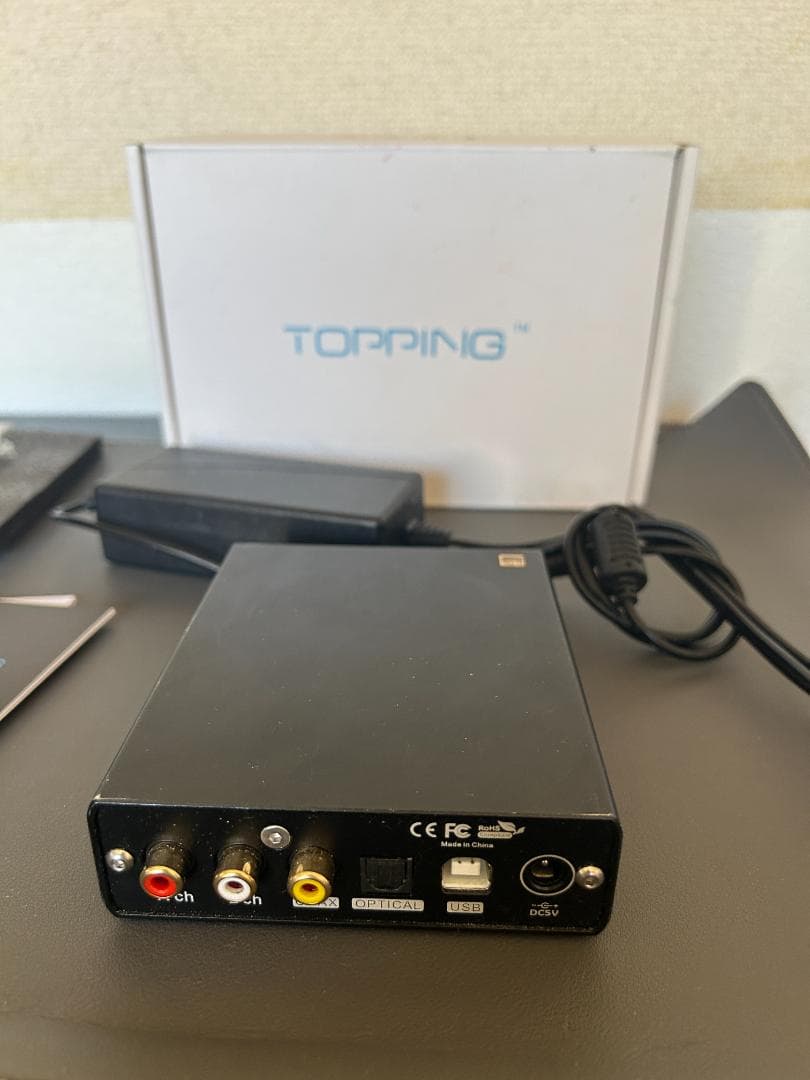 ●TOPPING E30　USB　DAC　ブラック　動作確認済み