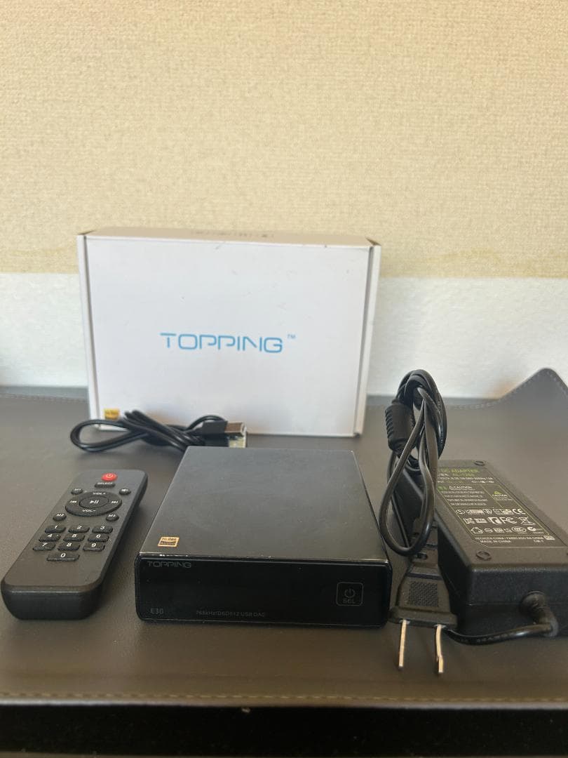 ●TOPPING E30　USB　DAC　ブラック　動作確認済み
