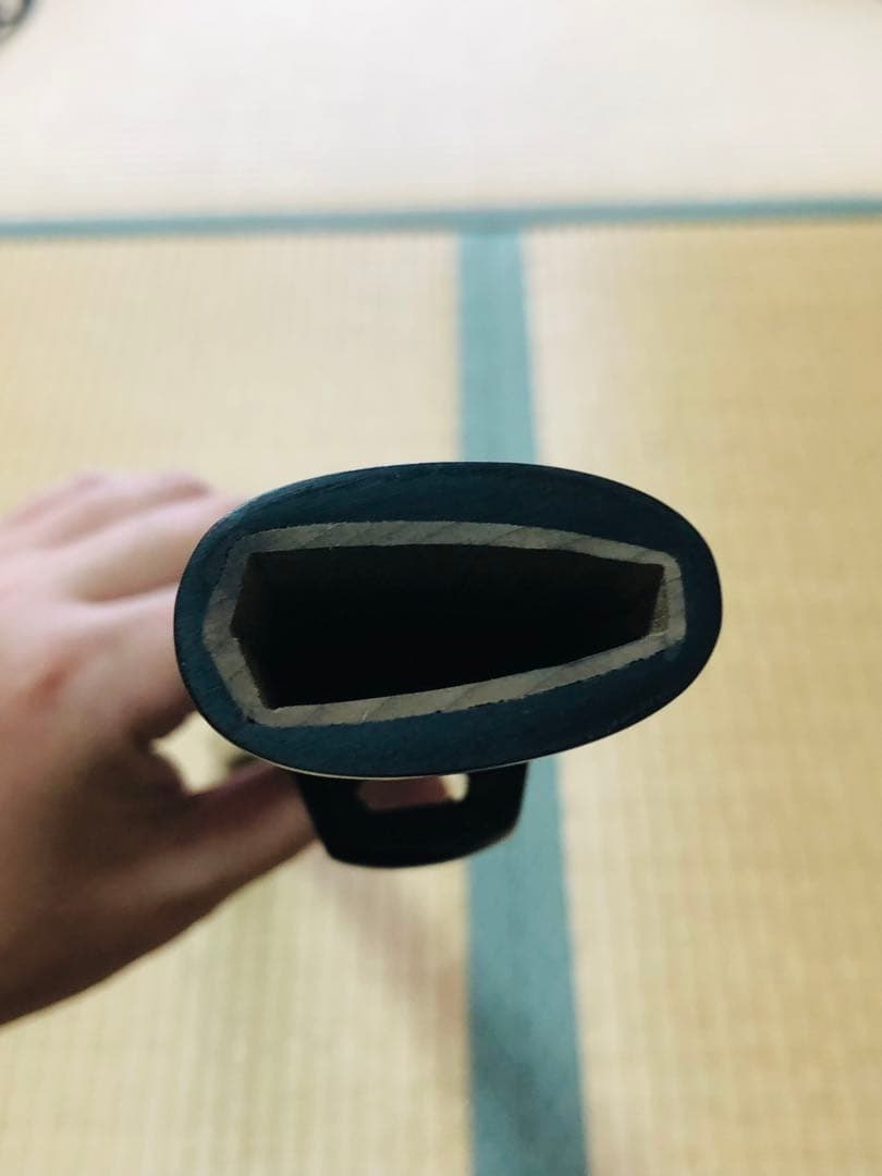 旧家蔵出し品　赤茶色　蝋色塗り　大刀の鞘　刀装具　武具