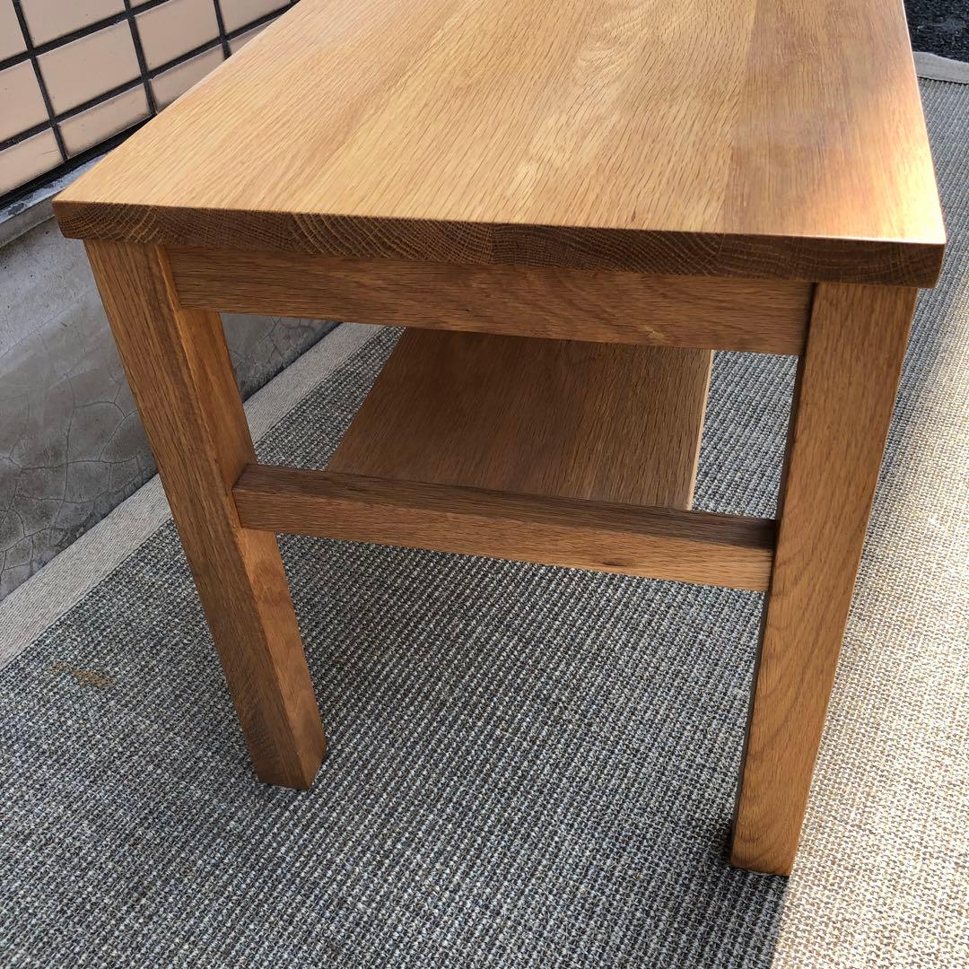 か1● 無印 無垢材ベンチ・オーク材