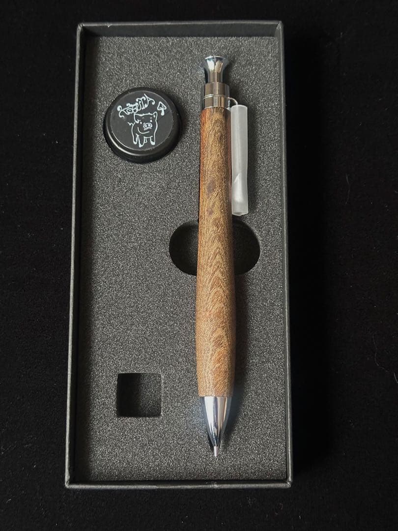 こぶた工房シャープペンシル 欅 ケヤキ 極上杢0.5mm