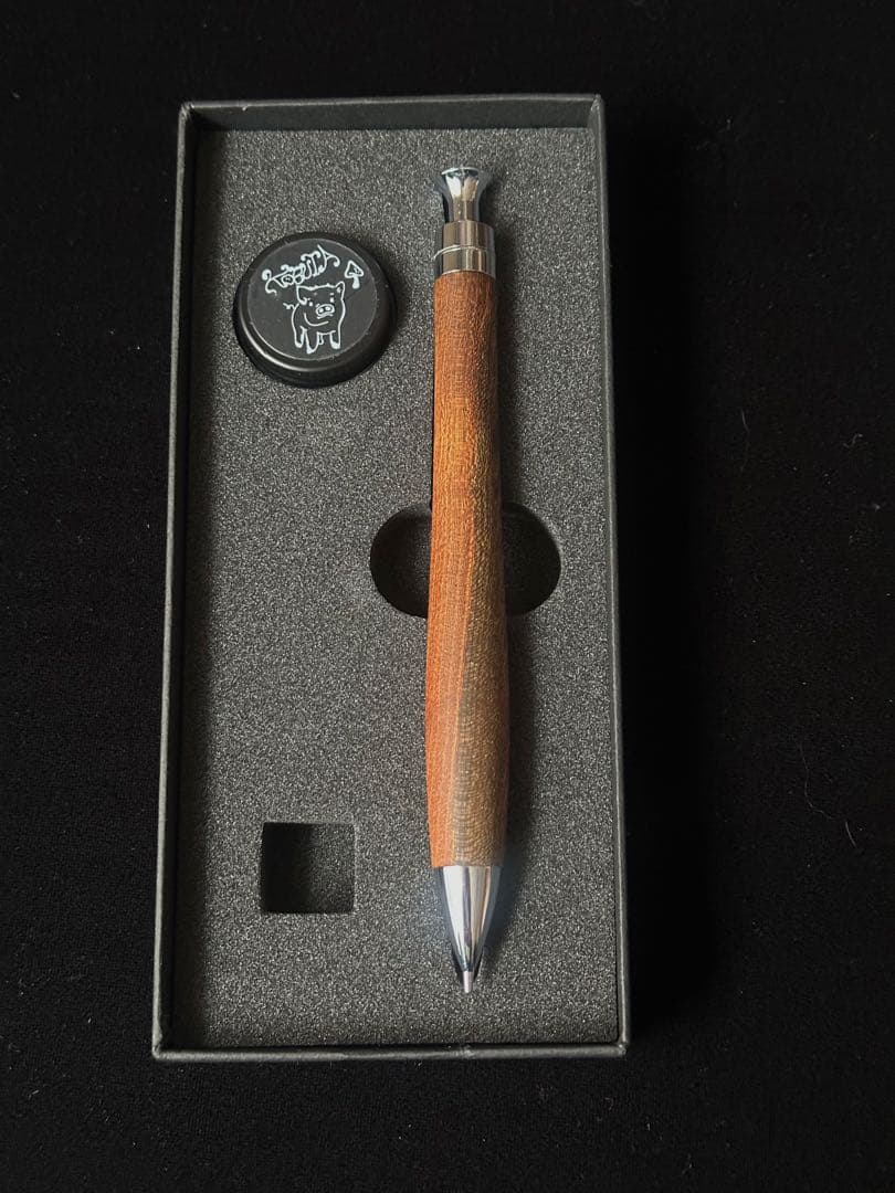 こぶた工房シャープペンシル 欅 ケヤキ 極上杢0.5mm