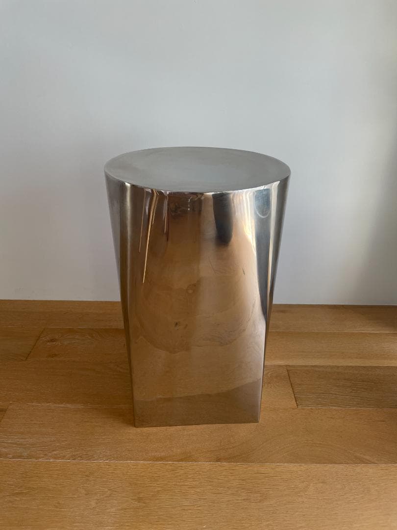 ステンレススチール サイドテーブル / zara 