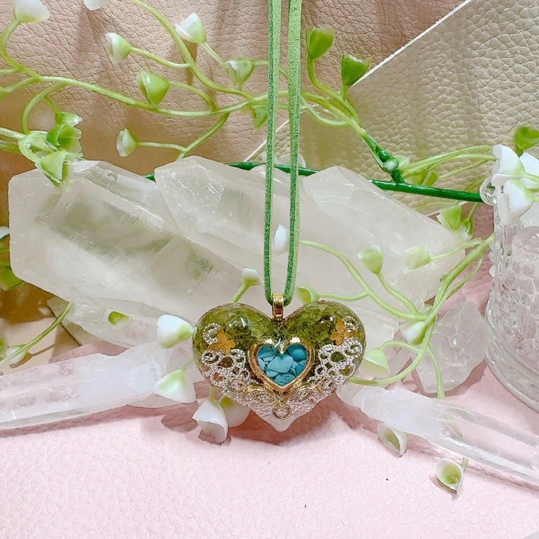 癒しのオルゴナイト❤️シトリン＋サードオニキスの香水瓶型♡