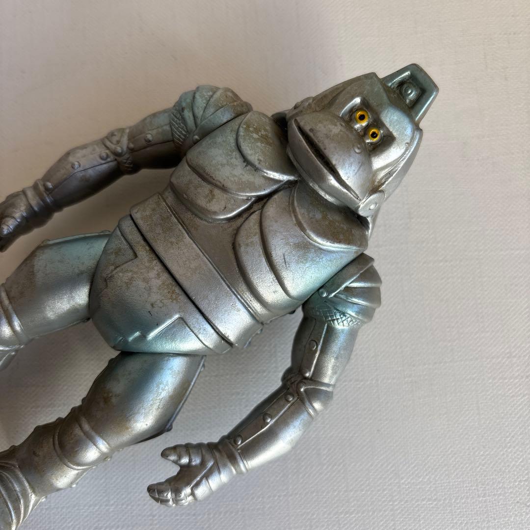 山勝　メカニコング　ソフビフィギュア　ゴジラ　当時物　足裏版権シール付き