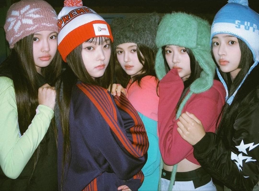 supreme ニット帽 ヘリン着用