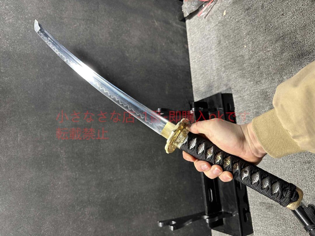 20寸中タイプT10焼刃武士打刀波 古兵器 武具 刀装具 日本刀 模造刀 居合刀