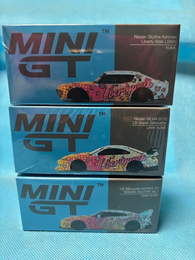 GCD LB-トラックスーパーグレート・MINI GT LBWK KUMA 3台