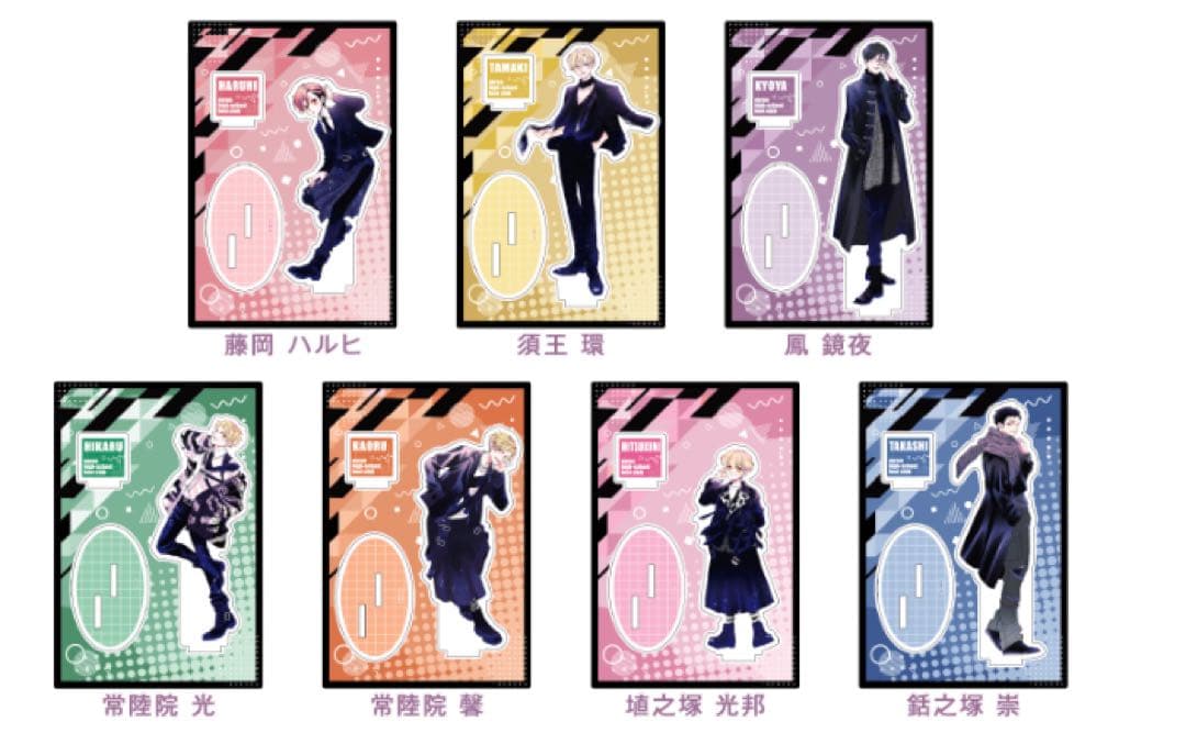 桜蘭高校ホスト部 白泉社カフェ アクリルスタンド 全7種セット