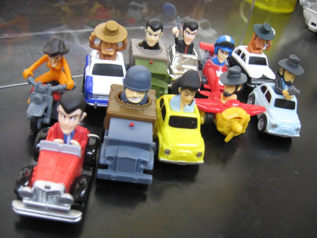 ルパン三世 シリーズ　チョロＱセット　　プルバックミニカー