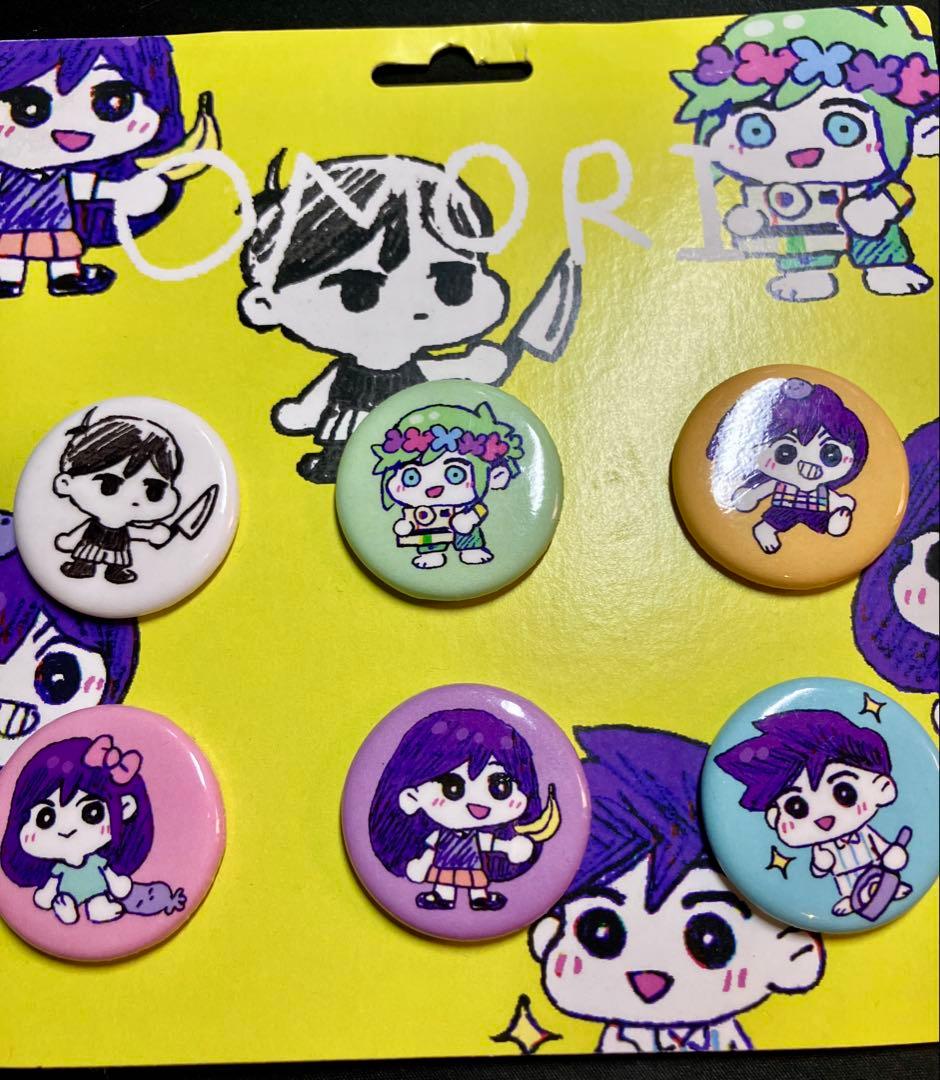 OMORI ミニキャラ缶バッジセット OMOCAT
