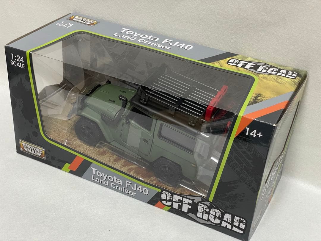 トヨタ FJ40 ランドクルーザー オフロード 1/24 モーターマックス