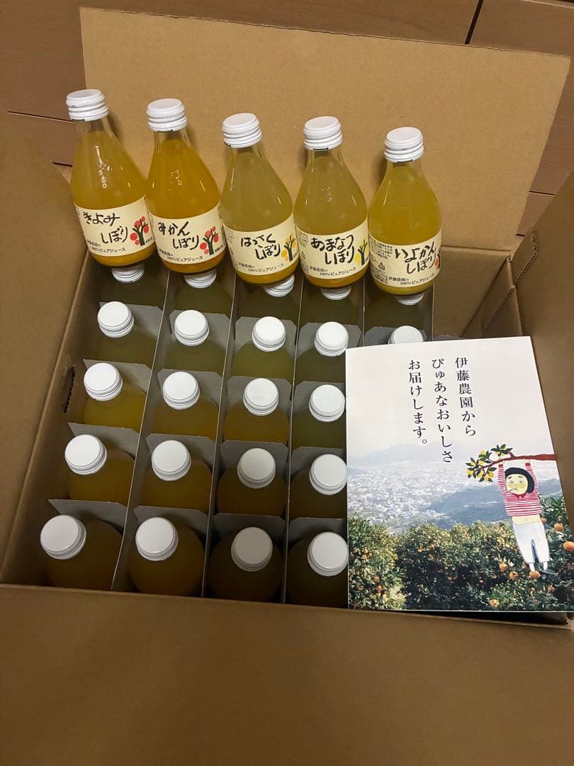 伊藤農園 100%ピュアジュース5種180ml 30本飲み比べセット