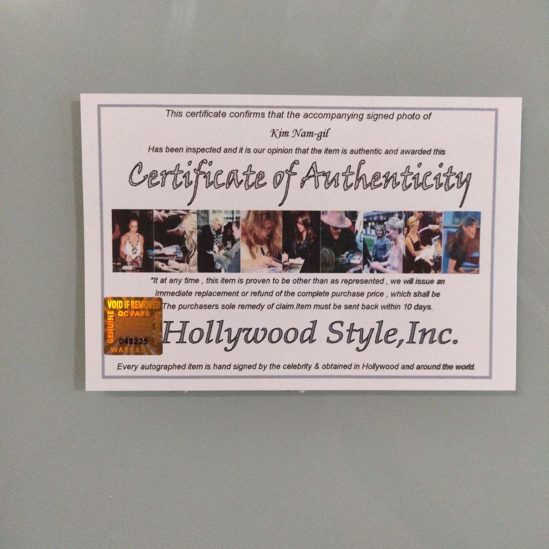 セール中…キム・ナムギル直筆サイン入り2Lサイズ写真…Kim Nam-gil…⑥