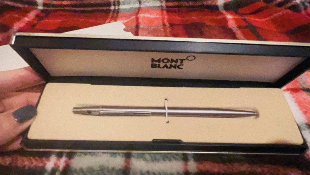 MONT BLANC シャープペンシル シルバー 専用ケース付き