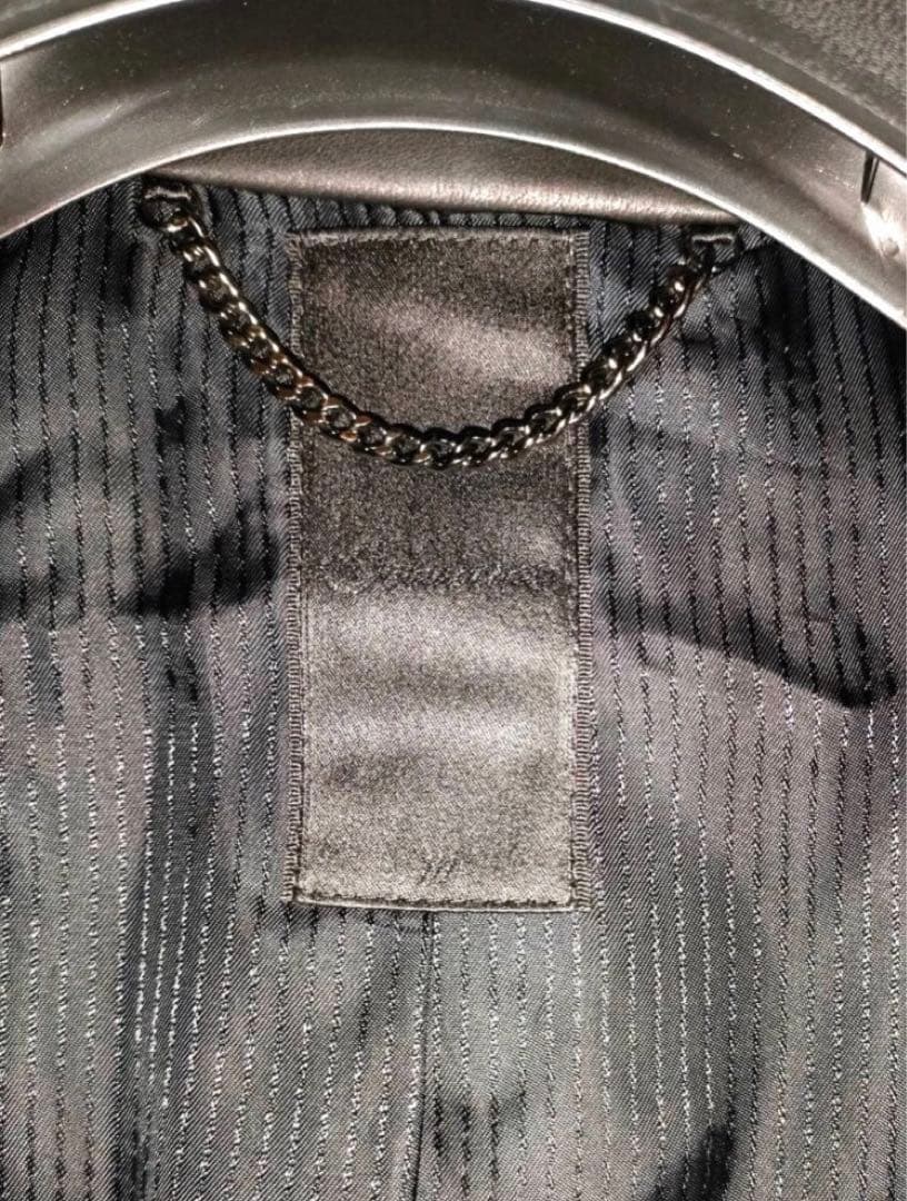 galaabend 刺繍　ライダース　シングル　ブラック　dior homme