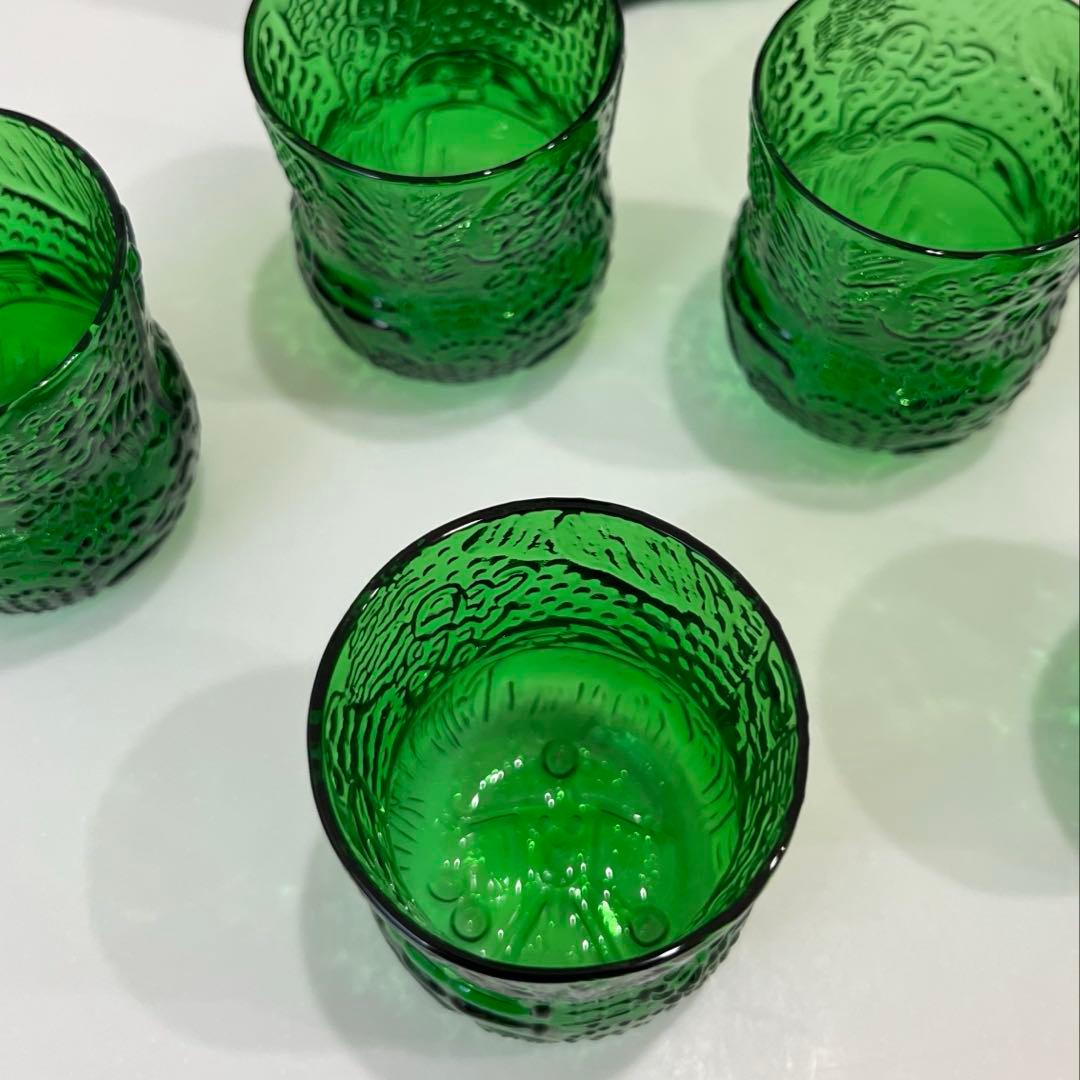 【ARABIA】fauna:ボトル✖️1、ショットグラス✖️6(グリーン)オイバ