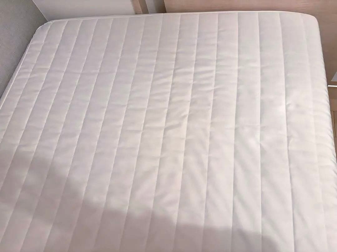 【美品】匿名配送　無印　脚付きマットレス　セミダブル　（脚別売り）