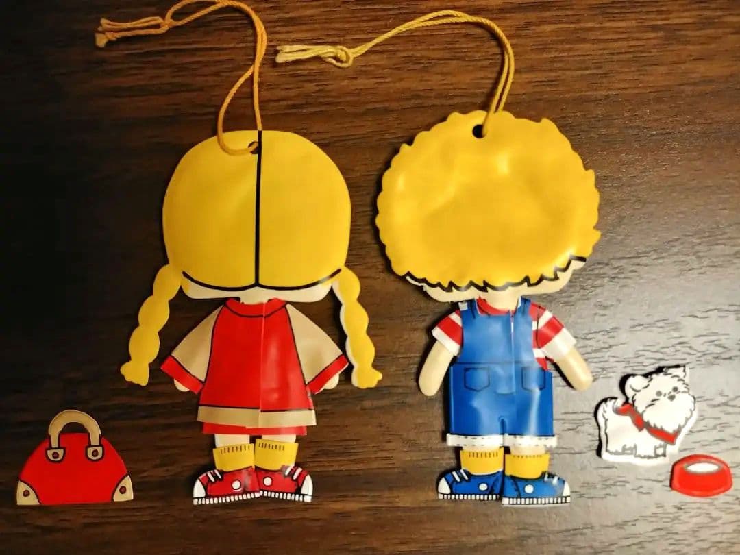 昭和レトロ サンリオ パティ＆ジミー 着せ替え マスコット　希少品　激レア