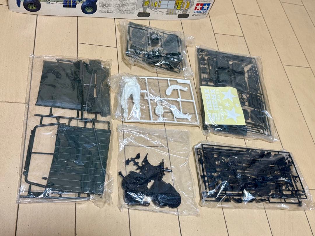 【当時物　未組立】タミヤ　XR311コンバットバギー　程度上　希少！