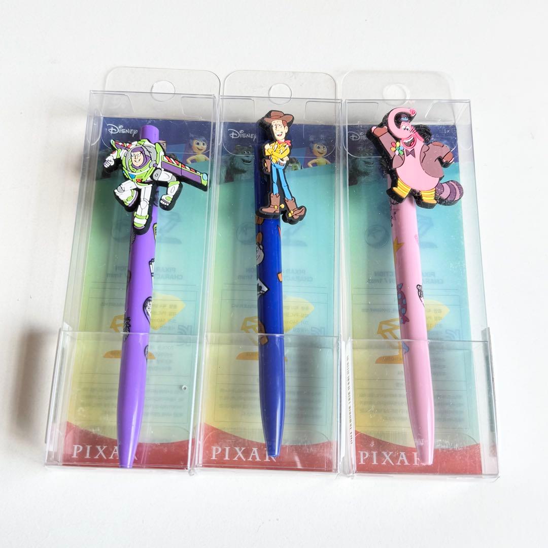 韓国限定　ディズニー　Mundo Pixar ボールペン　3つ