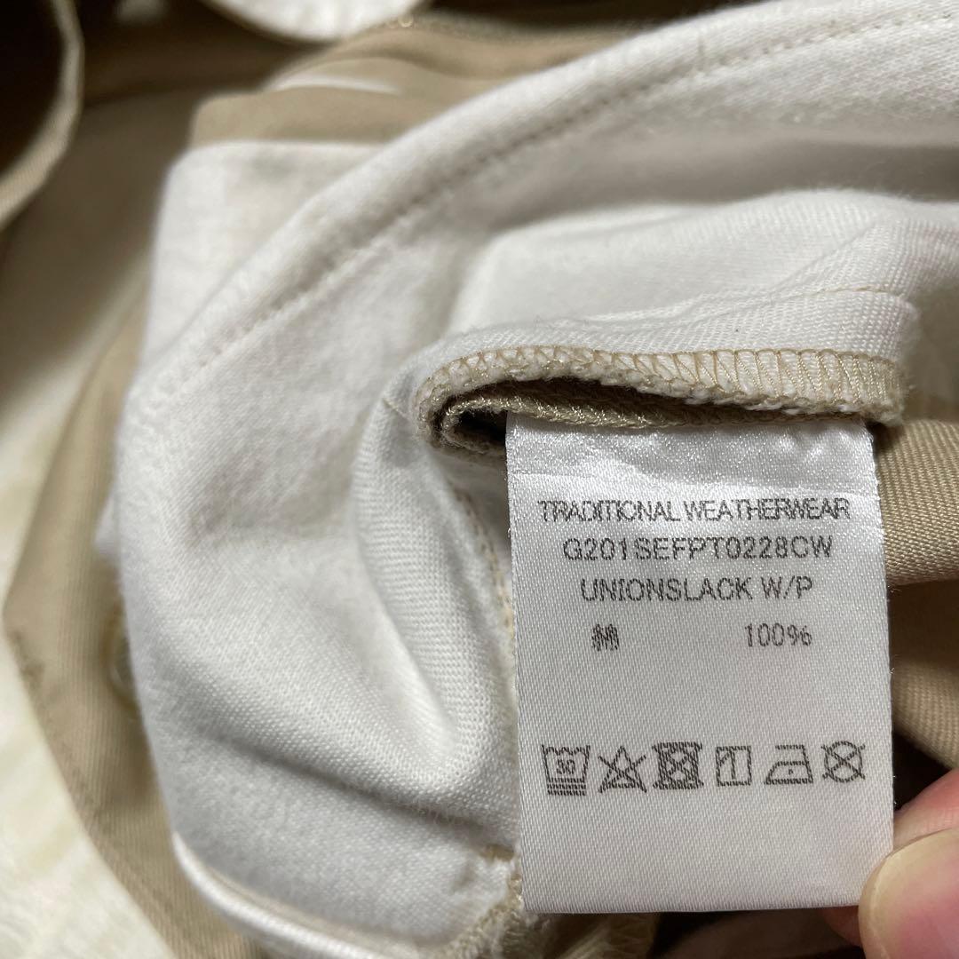 トラディショナルウェザーウェア ユニオンスラック チノパン S