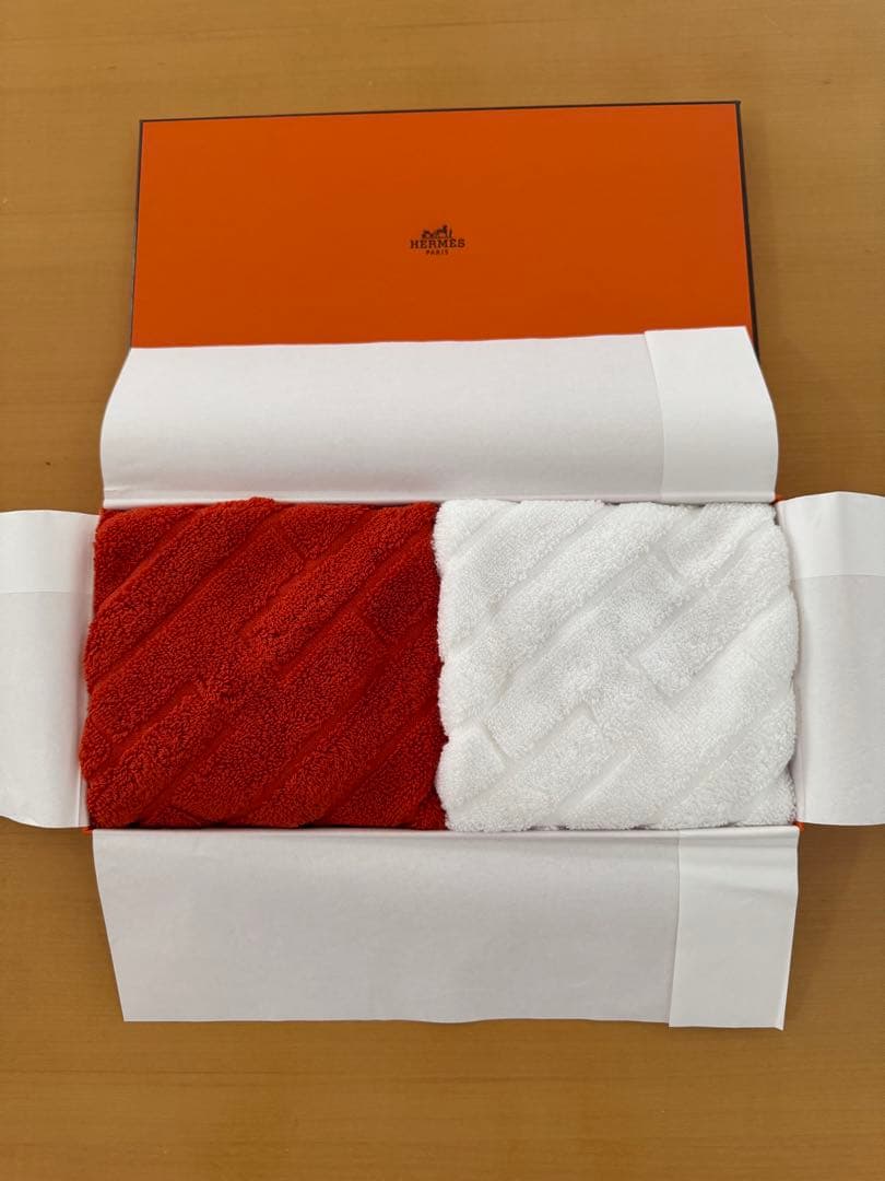 HERMES ハンドタオル2枚セット