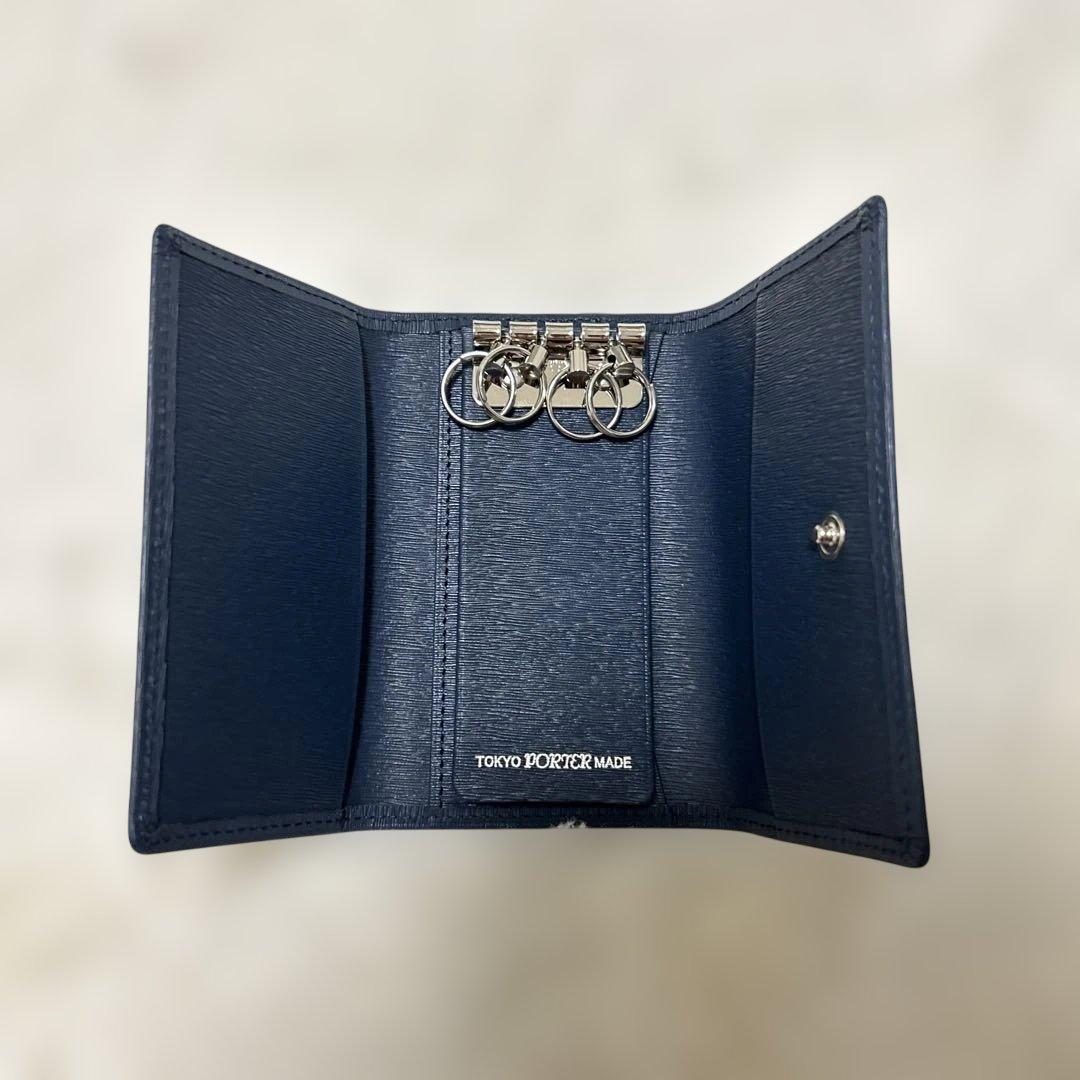 ✨新品✨PORTER ポーター キーケースCURRENT カレント ネイビー