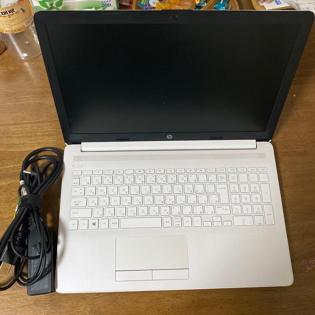 中古　HP ノートパソコン ホワイト15-db0xxx