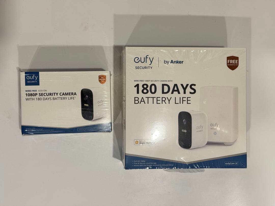 eufy Security 2C ワイヤレスカメラ 2台セット base