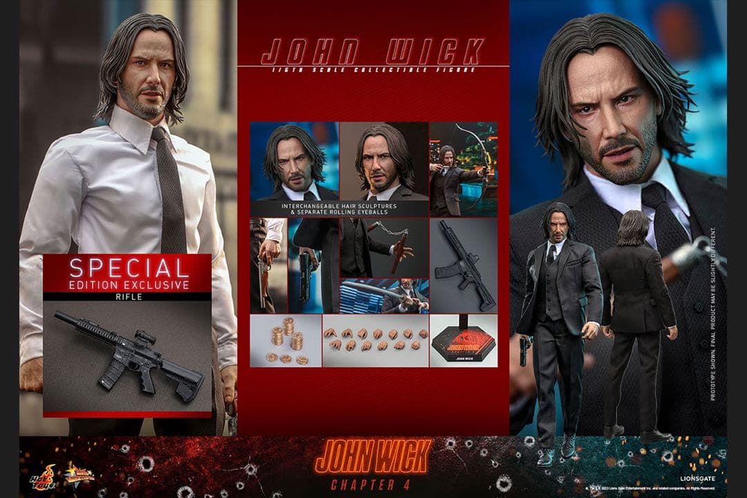 ホットトイズ　ジョン・ウィック:コンセクエンス　ボーナスアクセサリー付き