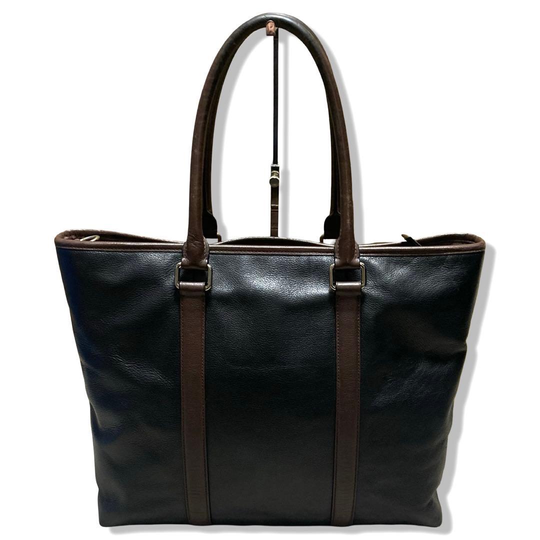 コーチ　ビジネスバッグ　2way　メトロポリタン　A4収納可　レザー　ブラック