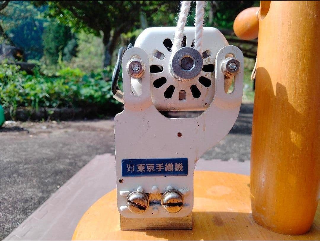 電動紡ぎ車　 東京手織機　糸紡ぎ　羊毛　木綿