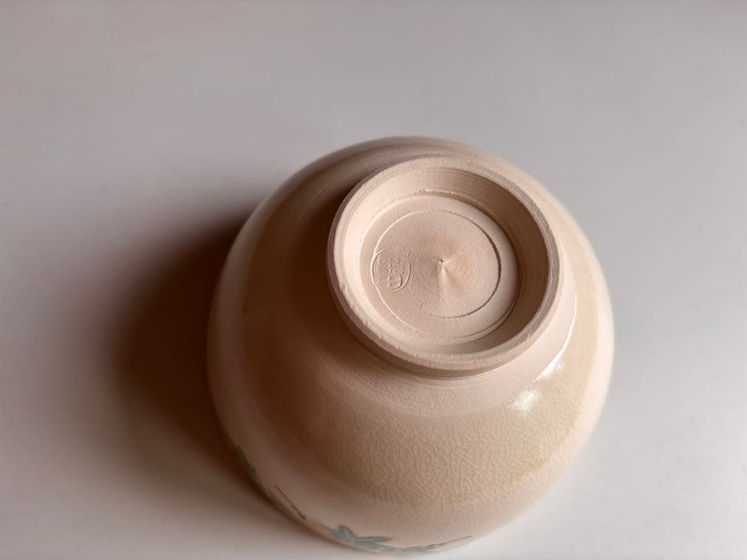 【美品】粟田焼　青楓　茶碗　清昌堂やました　佳山　薫風　共箱