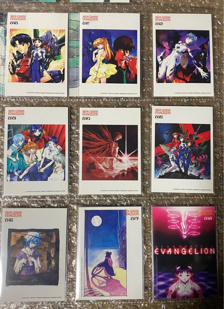 新世紀エヴァンゲリオン アートブックカード　フルコンプリート