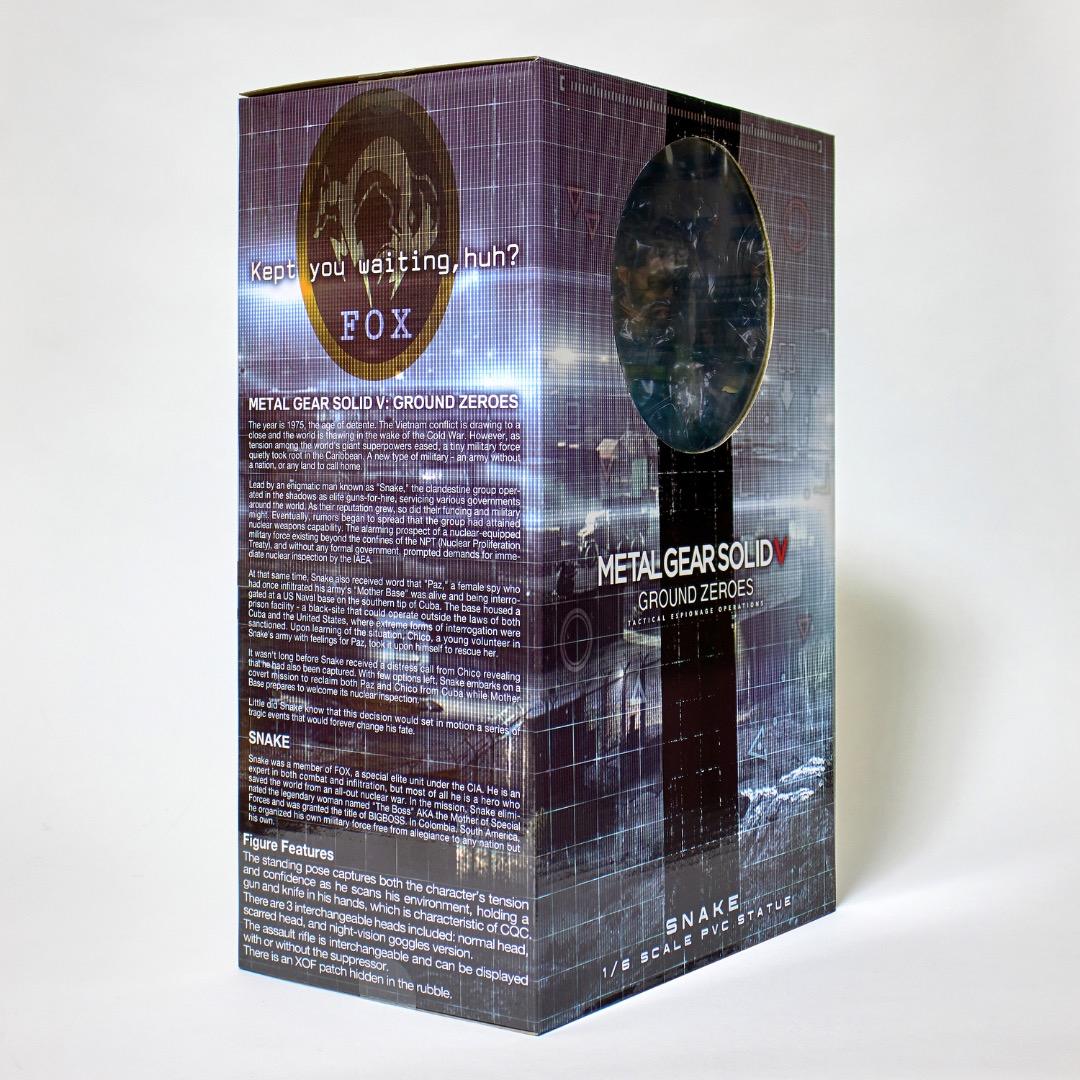 スネーク　メタルギア ソリッドV 1/6スケール スタチュー Gecco