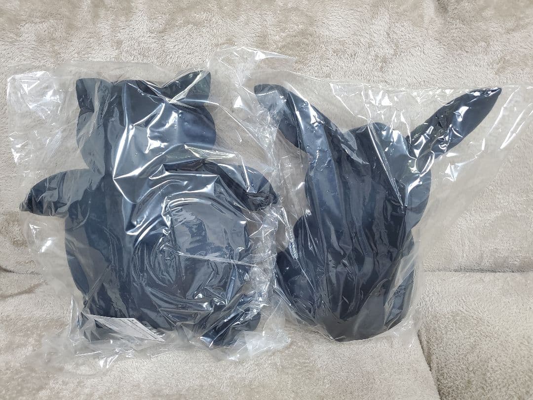 ポケモン サンダーボルト　ぬいぐるみL 2体セットおまけつき