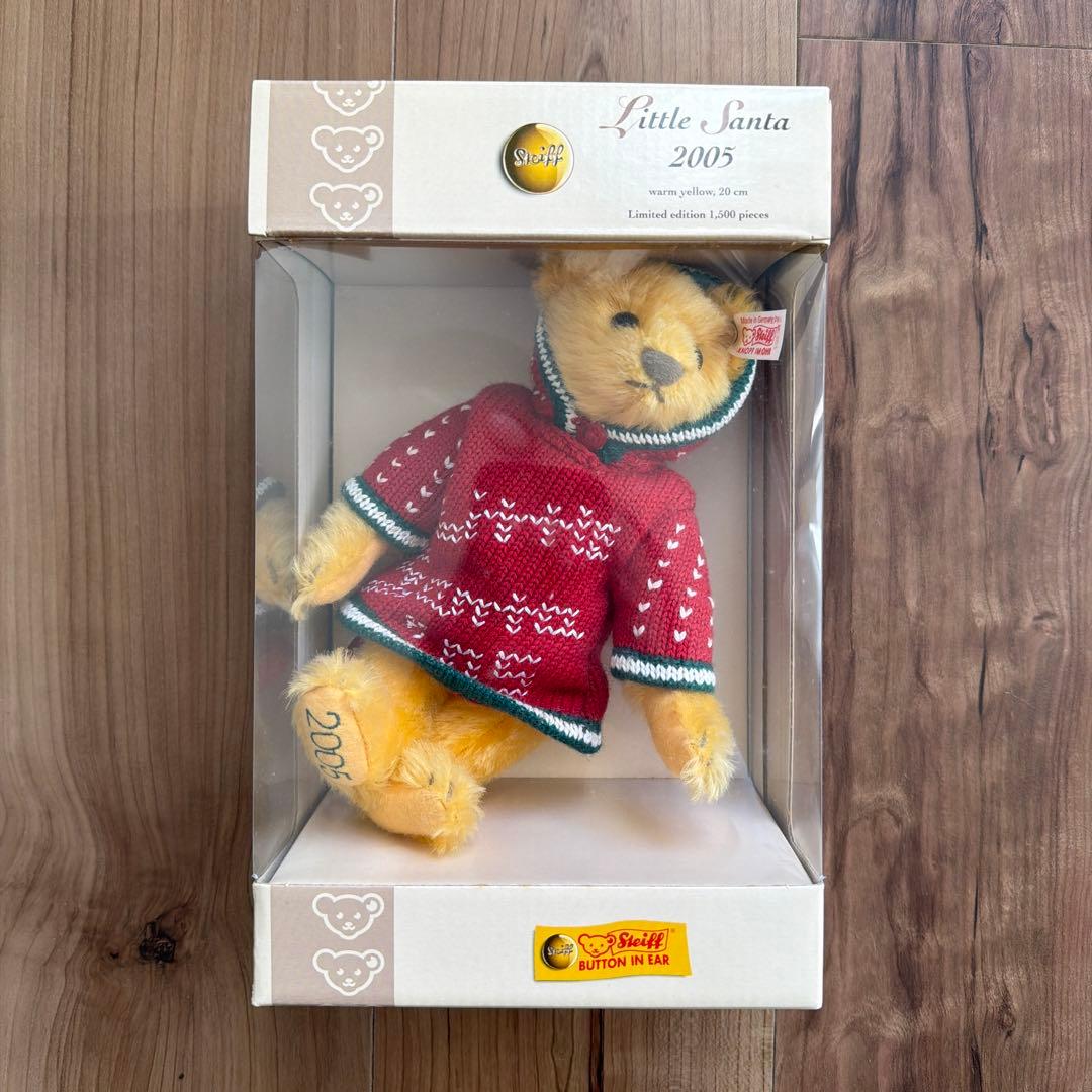 Steiff Little Santa 2005 限定ぬいぐるみ