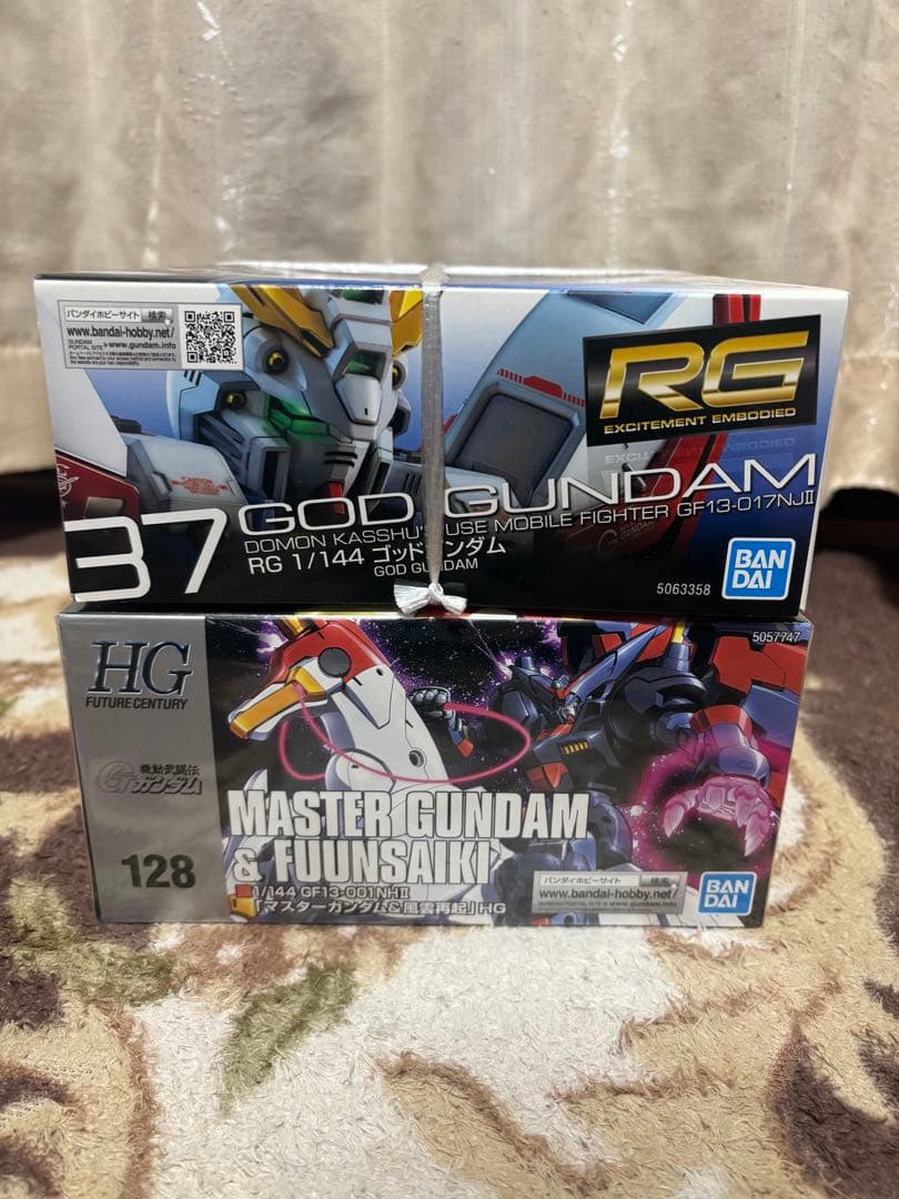 RG ゴッドガンダム & HG マスターガンダム　セット