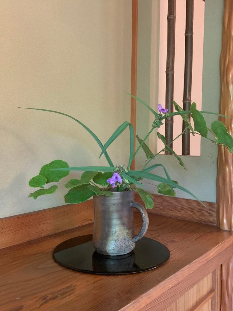 和仁栄幸　備前焼　花入　焼き締め　　金重陶陽　最後のお弟子さん　ほぼ新品