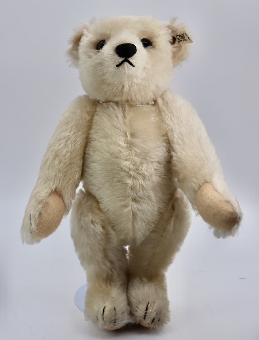 STEIFFF 1909 WHITE TEDDY BEAR レプリカ 約33cm