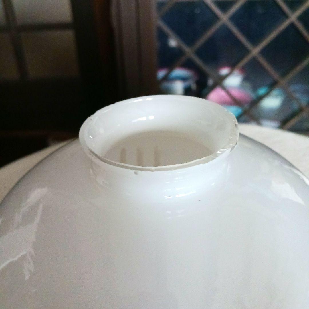 ガラスランプシェード　 アンティーク