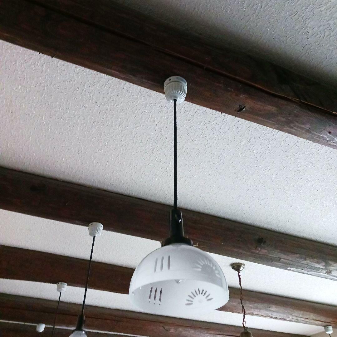 ガラスランプシェード　 アンティーク