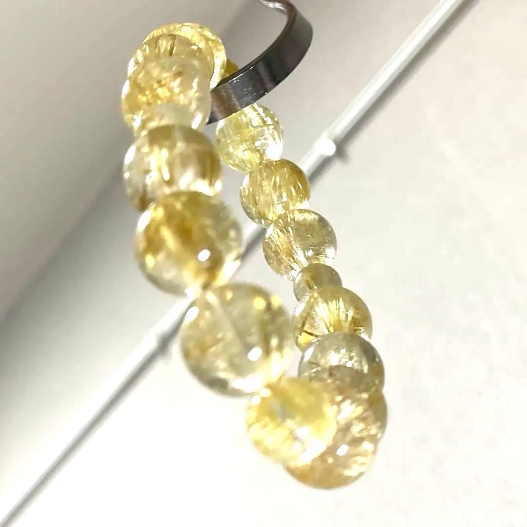 n*い様 【21万➡︎9万8千円】ゴールデンタイチンルチルクォーツ ブレスレット