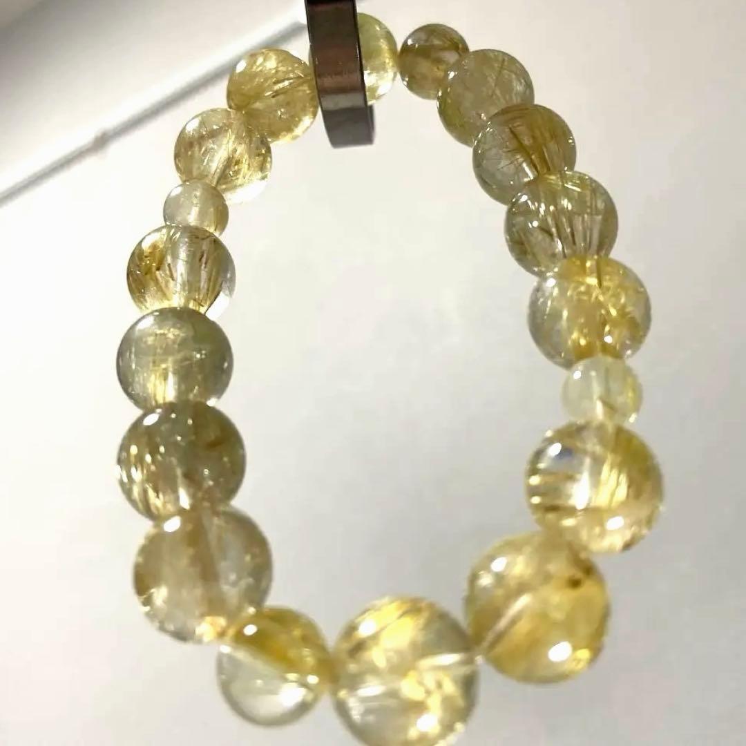 n*い様 【21万➡︎9万8千円】ゴールデンタイチンルチルクォーツ ブレスレット