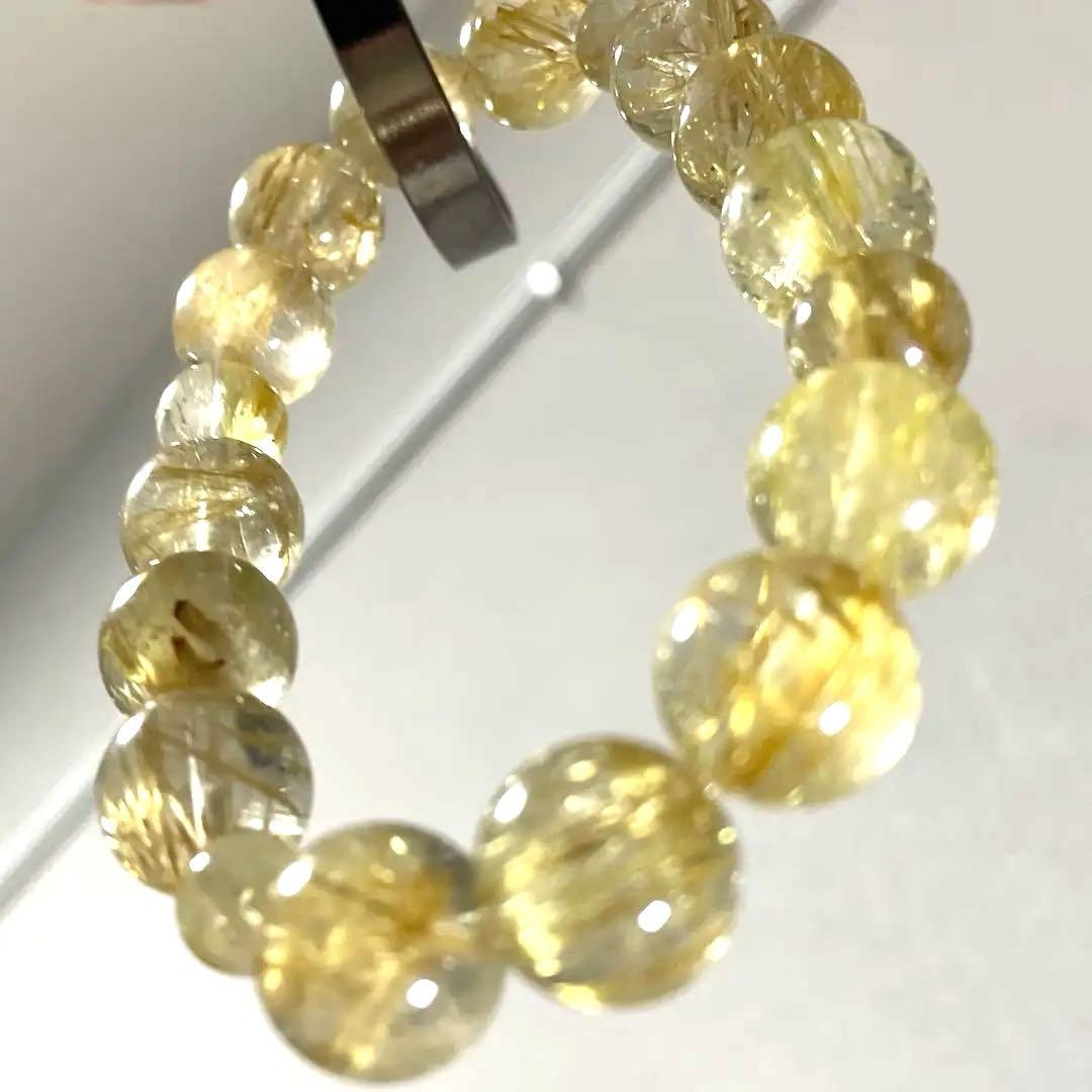 n*い様 【21万➡︎9万8千円】ゴールデンタイチンルチルクォーツ ブレスレット