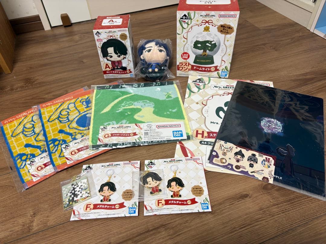 Mrs.GREEN APPLE 一番くじ A賞ぬいぐるみ　ラストワン賞含めた8点